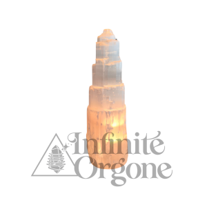 candeeiro de selenite 30cm