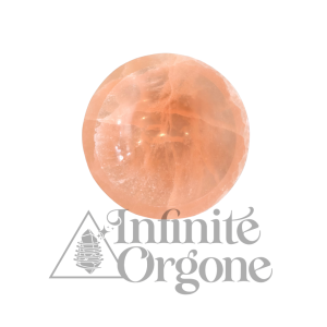 taça selenite laranja redonda 10cm